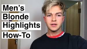 Most effective on longer hair, go gradually lighter from gold to yellow blonde towards the ends. Mens Hair Highlights Transformation 2019 How To Get Natural Looking Blonde Hair Highlights For Men Youtube