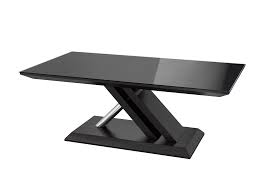 Salish 32 wide walnut wood modern coffee table. Xavi Coffee Table Glass Black Grey Walnut Cfc Interiors
