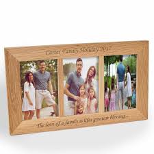 Get it as soon as mon, mar 1. Personalised Triple Aperture Landscape Oak Wooden Frame