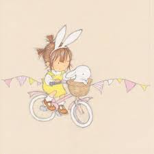 Annabel Spenceley Alice Cycling Kinder Zeichnungen Illustration Zeichnungen