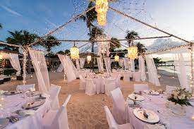 Nothing Can Be More Colourful Than Partying On A Cool Beach Venue Http Www Grandsapp Beach Wedding White Beach Wedding Locations Beach Wedding Decorations