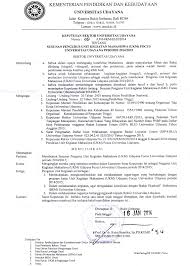 Contoh sk organisasi mahasiswa ilmusosial id. Sk Rektor Ukm Udayana Focus