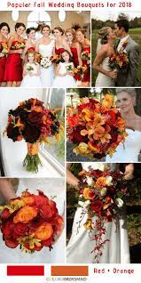 10 Stunning Fall Wedding Bouquets To Match Your Big Day Fall Wedding Color Schemes Red Bouquet Wedding Fall Wedding Bouquets