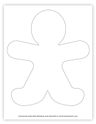 Christmas coloring pages & printables, most popular, symbol and icon coloring pages & printables. Free Printable Gingerbread Man Template Pjs And Paint