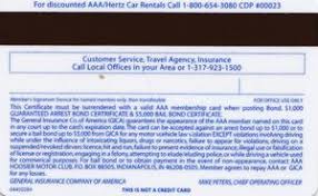 Contact your car insurance provider for more information. Functional Card Aaa Hoosier Motor Club Car Assistance And Auto Clubs United States Of America Aaa Col Us Aaa 001