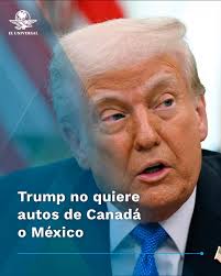 🗣️ El presidente de Estados Unidos, Donald Trump declaró en la Casa Blanca  que "no quiero autos de Canadá o México. Quiero que las empresas  automotrices construyan aquí". 👉 https://tinyurl.com/2bp8v3d4