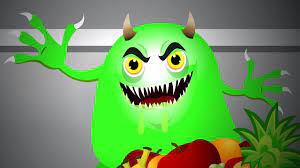The artwork is very, very eerie. Slimy Green Monster Spooky Halloween Songs More Kids Rhymes Youtube