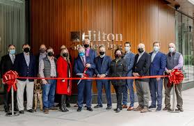 A friendly, authentic, thoughtful brand of service called hamptonality. Claremont Marks Opening Of Hilton Garden Inn With Ribbon Cutting 10 Story 174 Room Hotel Designed By Cambridgeseven And Built By Callahan Nerej