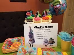 Birthday Party Dinner Ideas Trolls Birthday Party Menu Trolls Birthday Birthday Party Menu Trolls Birthday Party