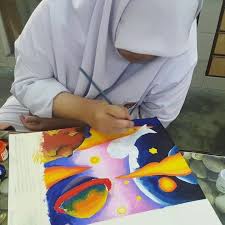 Teknik asas mewarna lanskap catan cat air abd khamis hj salleh. Contoh Proses Mewarna Yang Dihasilkan Kelas Psv Cikgu Kd