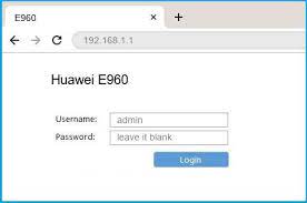The modem itself is rather a great piece of hardware. 192 168 1 1 Huawei E960 Router Login And Password