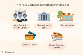 Where To Cash A Check Without Paying Fees
