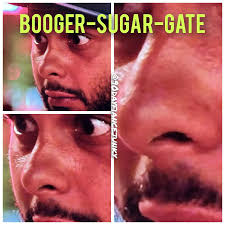 Rob's buddy after the club... So many of y'all have sent me the SS. So here  you go. Is it nose nachos or a reg booger?