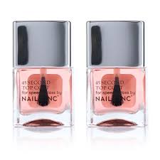 Überschüssigen und flüssigen nagellack aus dem teppich entfernen. Nails Inc Nagellack Duo Retinol 45 Sekunden Topcoat 2x 14ml Qvc De