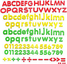 Set includes both the positive and negative of each number. Amazon Com Spritegru 123 Pcs Magnetic Form Letters And Numbers With Uppercase And Lowercase Plus Symbols For Alphabet Vocabulary Math Each Measures About 1 2 X 1 5 Toys Games