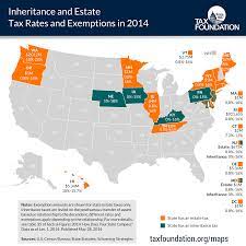 State Estate Tax Chart State Estate And Inheritance Taxes In 2014 Tax Foundation