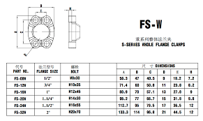 Fs W S Series 9000psi Split Flange Clamps Hydraulic Tube