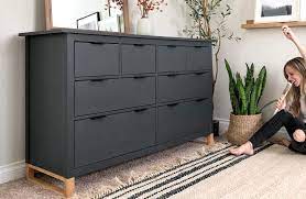 How to customize ikea furniture! Ikea Hack How To Update Your Furniture With Chalk Paint And A Modern Twist Angela Rose Home