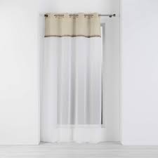 Livraison rapide à domicile, en point relais ou en magasin. Voilage Tamisant Bi Matiere Top Jute Polyester Naturel 240x140 Maisons Du Monde