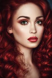 eye makeup for brown eyes and red hair