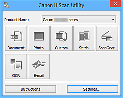 From the start menu, select all programs > canon utilities > ij scan utility to start ij scan utility. Canon Knowledge Base Adjusting Scanner Resolution In Ij Scan Utility