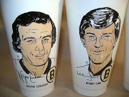 Boston Bruins Vintage Papa Gino's Cups