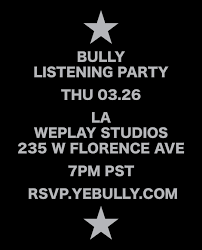 Ye announces new listening parties (and times for previous ones) all over  the globe… are you pulling up? 🌎