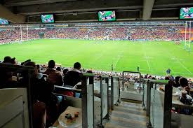 The suncorp stadium is situated in brisbane, queensland, australia wallabies and reds legend john eales will become the first rugby player to be immortalised with a statue outside of suncorp. 2020 State Of Origin Corporate Boxes Suncorp Stadium