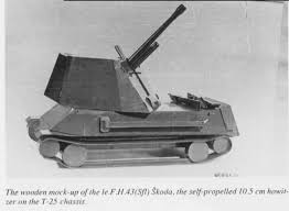 18/40/2 (sf) auf gw iii/iv). 10 5 Cm Le F H 43 Auf Selbstfahrlafette Skoda T 25 Germany Deu