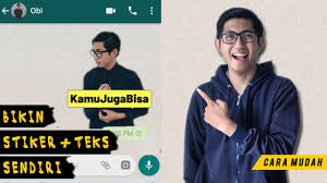 Ada banyak aplikasi pengedit yang mampu mengubah foto milikmu menjadi sebuah stiker. Cara Mudah Bikin Stiker Whatsapp Dengan Teks Youtube