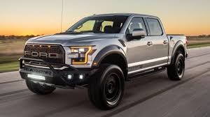 Hennessey S Newest Velociraptor F150 Hits The Power Switch With Up To 700 Horses American Luxury Ford Raptor Ford Pickup Ford Trucks