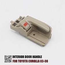What is the door handle or door latch all about? Interior Door Handle For Toyota Corolla 2003 2004 2005 2006 2007 2008 Beige Rh 69205 12200 A2 Lh 69206 12200 A2 Door Handle For Toyota Interior Door Handledoor Handle Aliexpress