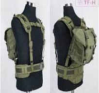 Molle modul serangan taktis rompi dada peralatan latihan ...