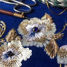 All designs available without registration. Hand Embroidery Services Beautiful Handwork Sequence Work Manufacturer From Pune