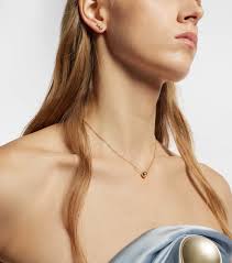 Melissa Kaye Audrey Small 18k gold necklace with diamond Melissa Kaye