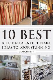 This kitchen has a modern elegance! 10 Best Kitchen Cabinet Curtain Ideas To Look Stunning Matchness Com