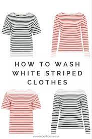 How To Wash White Striped Clothes The No Fuss Way Clothes Stripe Outfits Making Kids Clothes