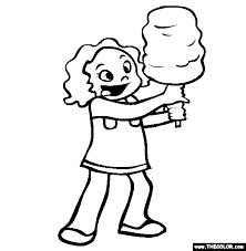 They're great for all ages. Cotton Candy Coloring Page Free Cotton Candy Online Coloring