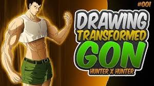 This sketchfab 3d model has been deleted. Drawing Gon Transformed Hunter X Hunter With Tips Youtube