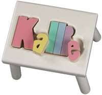 Maybe you would like to learn more about one of these? Name Puzzle Stools For Children Personalized Puzzle Step Stools