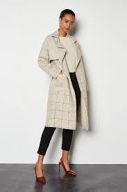 Over 1000 premium brands and designer labels now available, make #houseoffraser your luxury shopping destination. Camel Check Coat Karen Millen
