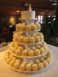 Recette Des Cupcakes Au Chocolat Blanc Recette Americaine Recette Petit Gateau De Mariage Patisseries Specialisees Petits Gateaux Wedding Cake Topper
