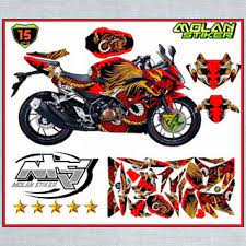Stiker motor honda cbr 150 r k45 roronoa zoro bahan : Decal Sticker Striping Variasi Fullbody Honda Cbr 150 R Facelift 2017 2019 4 Shopee Indonesia