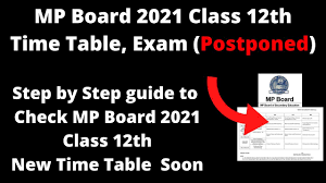 However, major newspaper dailies and online news platforms will also publish the official examination schedule. Mp Board 2021 Class 12th Time Table Postponed Get Mpbse 12th Date Sheet Here