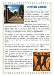 Access a wide range of olympic teaching resources, grouped by theme, created with the help of teachers and education experts. Olympic Games English Esl Worksheets For Distance Learning And Physical Classrooms Olympic Games Ancient Olympic Games Ancient Olympics