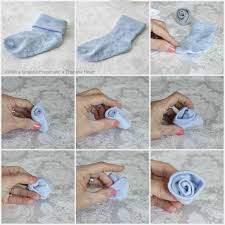 55 Ideen Fur Die Babyparty Deko Geschenke Und Mehr Diy Babysocken Baby Waschlappen Babyparty