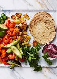 Shrimp Tacos With Pineapple Bon Appetit Recipe Weeknight Dinner Recipe Weeknight Dinner Recipes Easy Summer Recipes Dinner