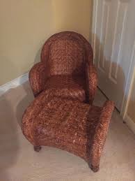It's rated 5 out of 5 by sherri from great for small patio i could not find the wicker chair with nesting ottoman in anything but a pair until i found this. Find More Pottery Barn Malabar Children S Rattan Chair Ottoman For Sale At Up To 90 Off