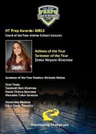 Her swimming matches are seen as an individual medley. Sarasota Sharks Teamfeed