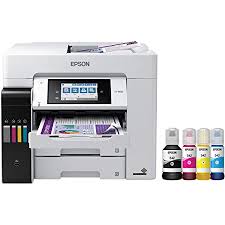 Epson promotes a rapid print rate of 24 web pages per min and a paper tray that stores 250 sheets. Office Products Copier And Fax Wifi Ethernet Connectivity Epson Workforce Pro Et 8700 Ecotank Color All In One Supertank Printer With Scanner Office Electronics